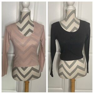 Pair Of H&M Divided Small Long Sleeve Tees